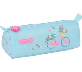 Estuche Escolar Safta Bicicleta Azul 21 x 8 x 7 cm