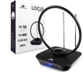 Indoor DVB-T2 antenna Spacetronik Locus TV 45dB power supply