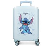 Disney Maleta De Cabina ABS Rígida Happy Stitch Azul