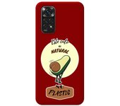 Funda Silicona Líquida Roja para Xiaomi Redmi Note 11 / 11s diseño Culo Natural Dibujos
