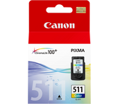 Cartucho de Tinta Canon CL511 Color - Alta Calidad de Impresión - Pigmentos Duraderos