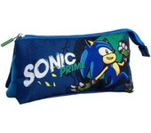 Estuche Portatodo De Tres Compartimentos Sonic Prime - Cerdá