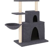 Árbol rascador para Gatos de comparación gris obscure142.5 cm