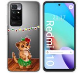 Funda Silicona Transparente para Xiaomi Redmi 10 (2021/2022) diseño Suricata Dibujos