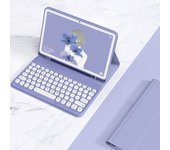 Round Cap Keyboard and Case for iPad 10 2022 10.9 Air 5 Air 4 10.2 Cover Pro 11 Pro 10.5 Air 3 Air 2 Wireless Keyboard Case