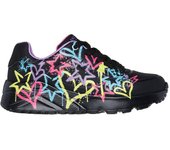 Skechers 310391L_BKMT Zapatillas deportivas para niña negras en sintético 82455