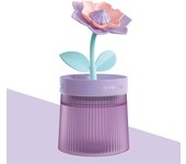 2024 Humidifier Portable USB Ultrasonic Colorful Cup Aroma Diffuser Cool Mist Maker Flower Air Humidifier Purifier With Light