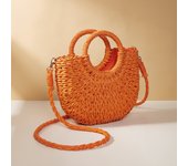 Bolso de playa de verano Bolso de paja para mujer