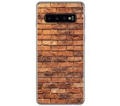 Tumundosmartphone Funda Gel Tpu para Samsung Galaxy S10 Plus diseño Ladrillo 04 Dibujos