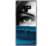 Tumundosmartphone Funda Gel Tpu para Samsung Galaxy Note 9 Diseño Ojo Dibujos