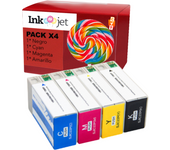 Cartuchos de Tinta Pigmentada Epson SJIC22P Compatibles - Pack 4