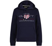 GANT Sudadera Mujer - REGULAR ARCHIVE SHIELD HOODIE, sudadera con capucha, logo Regular Archive Shield Hoodie