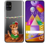 Tumundosmartphone Funda Gel Transparente para Samsung Galaxy M31s diseño Suricata Dibujos