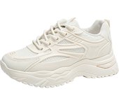 White Sneakers Women 2024 New Leather Chunky Sneakers Women's Sports Shoes Thick Tennis Vulcanized Shoes Basket Platform Shoes