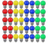 Colored Led Bulbs E27 3w=30w Decorative And Design Light 240 Lumens Ac220v-240v Decoration Lamp Mixe