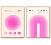 Set de 2 cuadros calidad premium con marco de madera - 30x40 cm o 50x70 cm - POSTER LAB