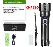 XHP390 Most Powerful LED Flashlight USB Rechargeable 10000LM LED High Power Tactical Lantern 2000M Long Range Camping Torch