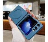 Official Liquid Silicone Matte Armor For Magsafe Magnetic Case For Samsung Z Flip ZFlip 6 5 4 3 ZFLIP6 Wireless Charging Funda
