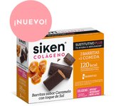 SIKEN SUSTITUTIVO COLAGENO BARRITAS CARAMELO 8 UNIDADES