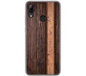 Tumundosmartphone Funda Gel Tpu para Huawei P Smart 2019 / Honor 10 Lite diseño Madera 05 Dibujos