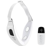 Dispositivo De Adelgazamiento Facial Eléctrico Cinta Levantadora V Forma Luz De 5 Colores Compresión Caliente Masajeador Vibratorio Con Control Remoto Para Reducción De Doble Mentón