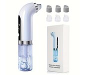 Eliminador de Puntos Negros y Espinillas Recargable por USB NIJ - Aspiradora Eléctrica Facial con Ciclo de Agua, Batería de Litio de 300mAh