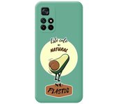 Funda Silicona Líquida Verde para Xiaomi POCO M4 Pro 5G diseño Culo Natural Dibujos