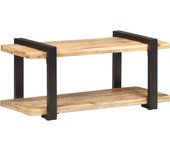 Mueble para TV de madera maciza de mango rugosa 90x40x40 cm