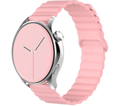 Magnetic loop For Samsung Galaxy watch 6 5 4 Classic 20MM 22mm Silicone bracelet Amazfit Bip 5/3 pro/Balance/GTS/GTR 4-3 strap