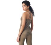 Camiseta Champion Tank Top Perfomance Marron T Shirt 117183-Ms051