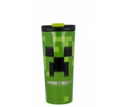 Termo de Acero Inoxidable Minecraft Verde Estampado 425 Ml Capacidad