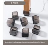 16/8/4Pcs Silicone Non-Slip Legs Pads Thick-soled Furniture Sofa Anti-noise Feet Cover Wood Floor From Scratches Protectors Mat