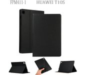 Funda Cuero con Slim PU  para Huawei MatePad T10s/T10 10.1"(AGS3-L09/AGS3-W09), Funda protectora delgada a prueba de golpes funda trasera de TPU multisuave Auto Sleep/Wake,