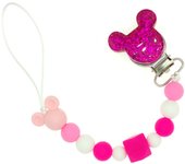 Cadena De Chupete Para Bebé Con Cadenas De Silicona Y Juguetes De Mordedor Portador De Chupete Regalo De Animal De Dibujos Animados Lindo