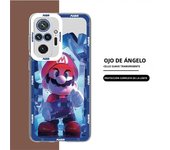 Super Bros Case for Redmi Note 11 Pro 12 Pro 10 Pro 9 9s 10s 11s 12s 5G Transparent Back Cover