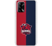 Funda original compatible con Oppo A74 4G - Baskonia fondo rojo y azul