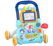Baby Walker Multifunction Toddler Trolley Musical Drawing Walker Exercise Hearing Learn Walk Scientifically Hand Push Walker