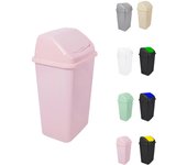 JARDIN202 - Cubo de Basura con Tapadera Basculante - 30/50 Litros - Ideal para Hogar y Oficina