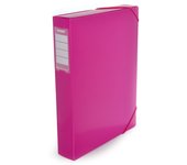 Caja rígida de Archivo de 5 cm con Cierre de Gomas Elásticas Redondas extra Anchas a Juego con Cubiertas Rígidas y Solapas muy Resistentes en 12 Colores Colorline. 100% Reciclable by Office Box.