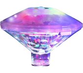 Lámpara de luces LED flotantes para piscina, para baño, discoteca, estanque, juguetes de baño para niños, 7 colores surtidos