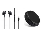Pack Auriculares cable tipo C USB-C Manos libres EO-IG955 ⋆ Sonido de alta calidad ⋆ Color negro + Funda ⋆ Entrega rápida desde España ⋆ Materiales resistentes y duraderos ⋆ Alta compatibilidad ⋆ Ideal para uso intensivo ⋆ Envío desde España