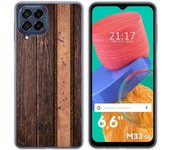 Funda Silicona para Samsung Galaxy M33 5G diseño Madera 05 Dibujos