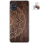 Tumundosmartphone Funda Gel Tpu para Samsung Galaxy A51 diseño Madera 06 Dibujos
