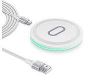 Cargador inalámbrico,15 W para Galaxy S24 Ultra S23 Ultra, Cargador de teléfono inalámbrico para iPhone 15,Google Pixel 8 Pro 7A