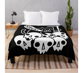 Black Cat Soft Throw Blanket Microplush Warm Blankets Lightweight Tufted Fuzzy Flannel Fleece Throws Blanket for Bed Sofa Couch