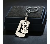 NEW DIY Stainless Steel A-Z Letters key Chain Charm 26 Letters KeyChain Men Women keychain Couple gift Jewelry Car Key Ring