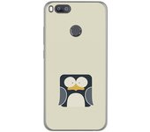 Tumundosmartphone Funda Gel Tpu para Xiaomi Mi 5X / Mi A1 Diseño Pingüino Dibujos