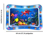 Baby Playing Water Mat PVC Inflatable Water Sensory Play Mat For Kid Safety Cushion Ice Mat Cat Dog Activity Playmat Toddler Toy