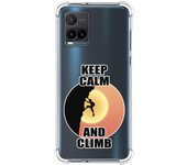 Funda Silicona Antigolpes para Vivo Y21 / Y21s / Y33s diseño Hombre Escalada Dibujos