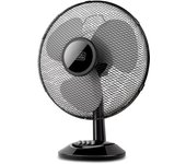 Black & Decker Ventilador de sobremesa BXEFD42E o BXEFD41E, abanico enfriador y refrigeración de aire, 3 velocidades, silencioso, en color blanco o negro, bajo consumo